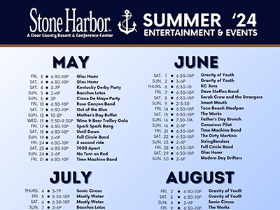 Summer Entertainment & Events Schedule